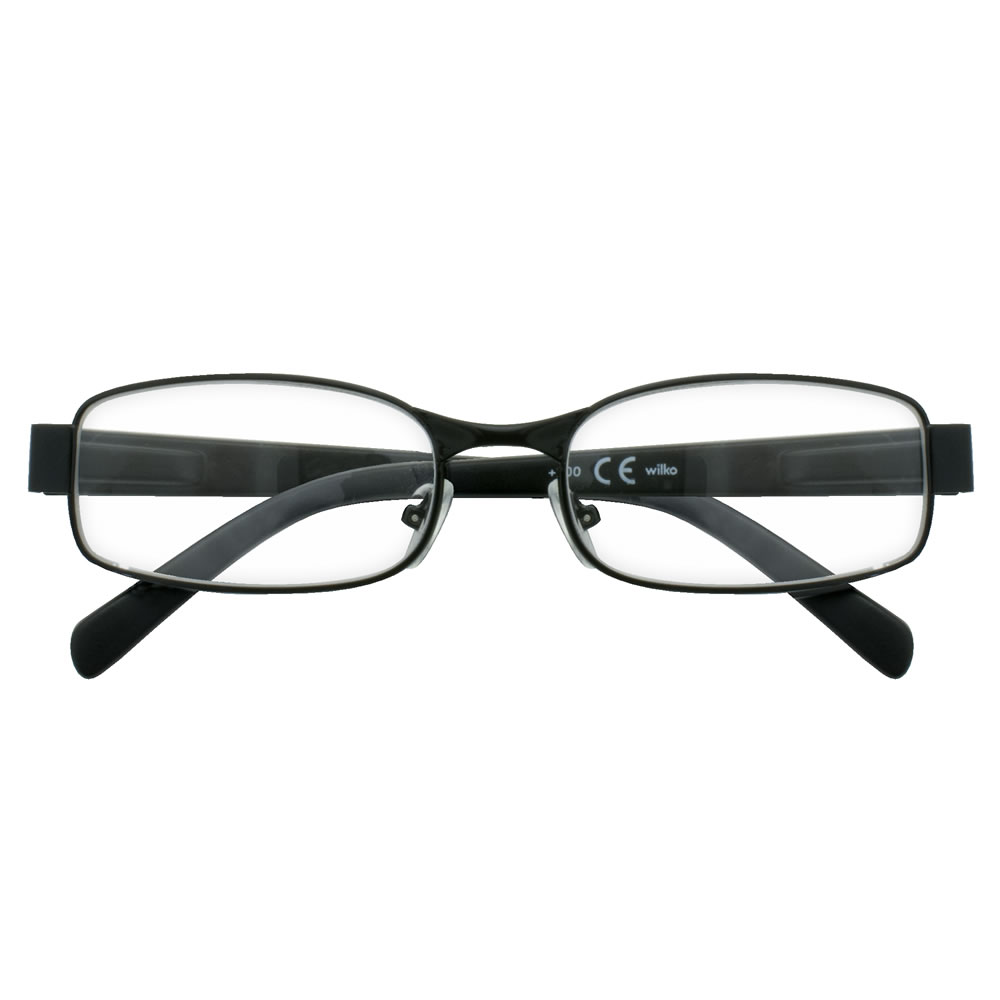 Wilko Square Plastic Reading Glasses 1.5 Wilko