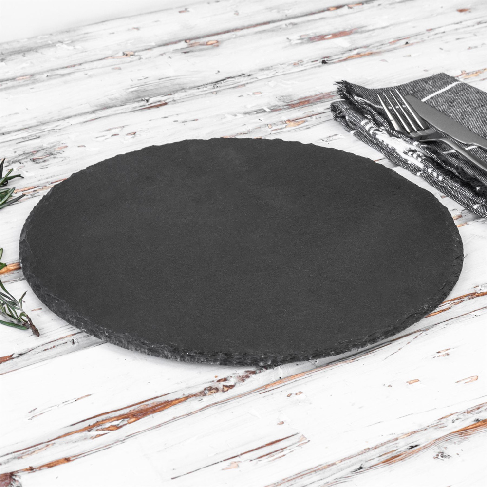 Argon Tableware Round Slate Placemat 30cm 24 Pack Image 3