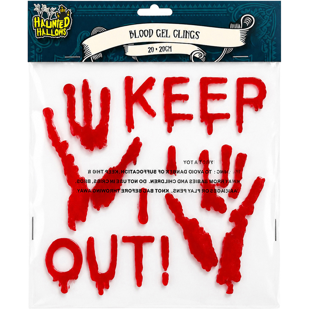 Glow in the Dark or Blood Gel Clings Pack Image 7