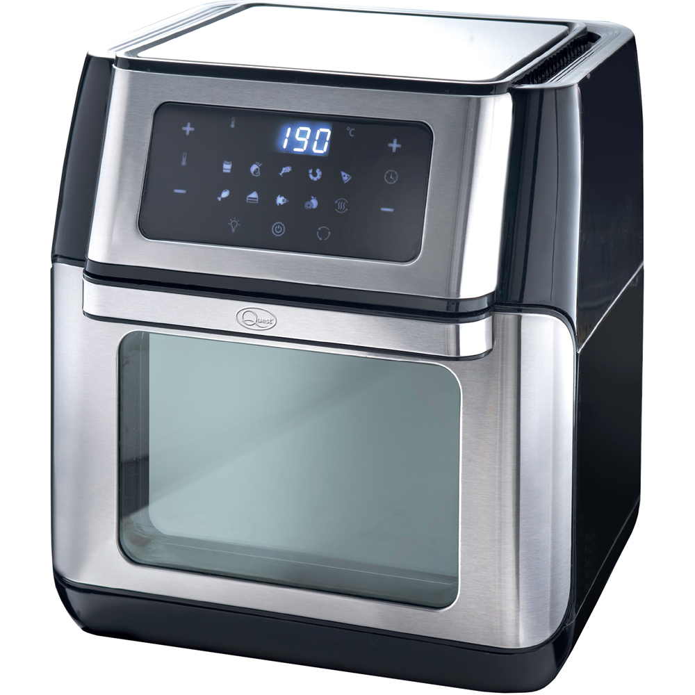 Quest 5 in 1 Black and Silver Digital Multi Air Fryer Oven Image 1
