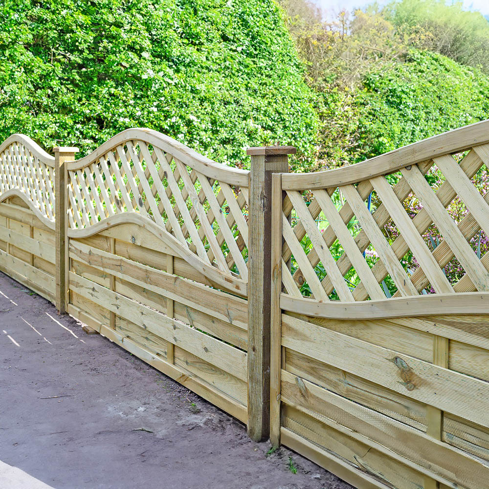 Shire Elite Meloir 6 x 3ft Fence Panel Image 1