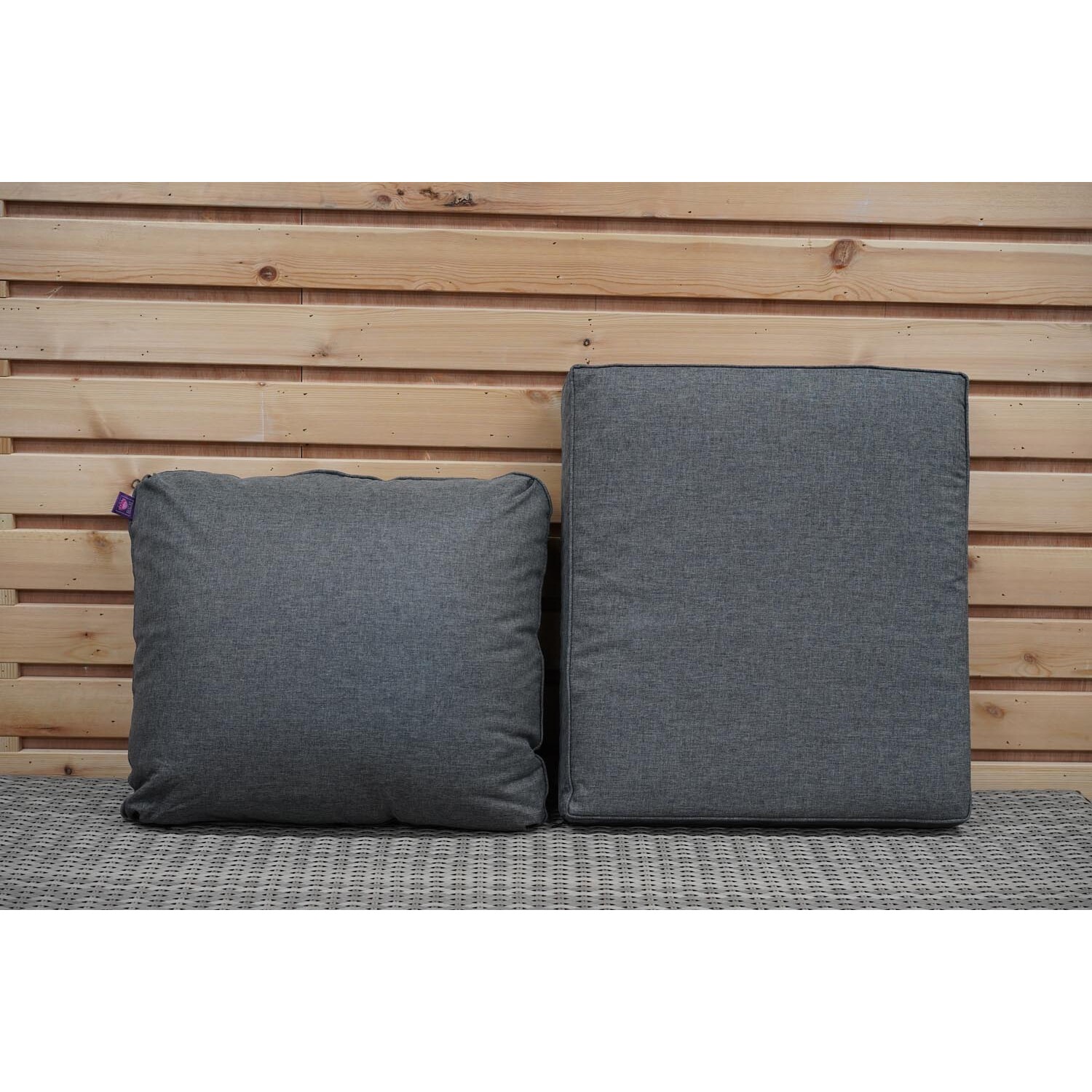 Malay Deluxe New Hampshire Cushions - Grey Image 2