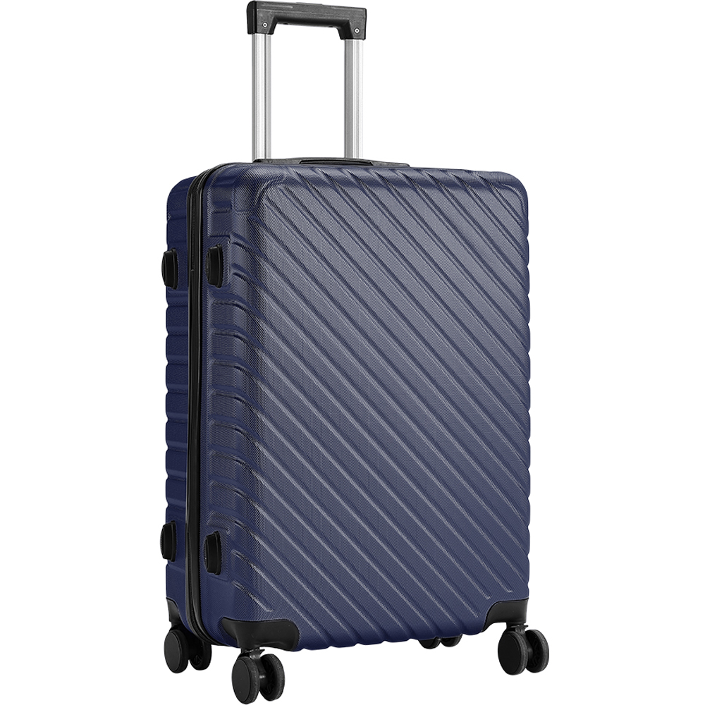H&O Direct Large Blue Hardside Suitcase Image 1