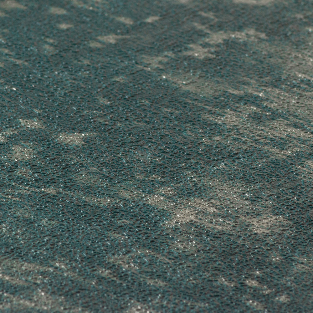 Paoletti Symphony Teal Textured Vinyl Wallpaper Image 4