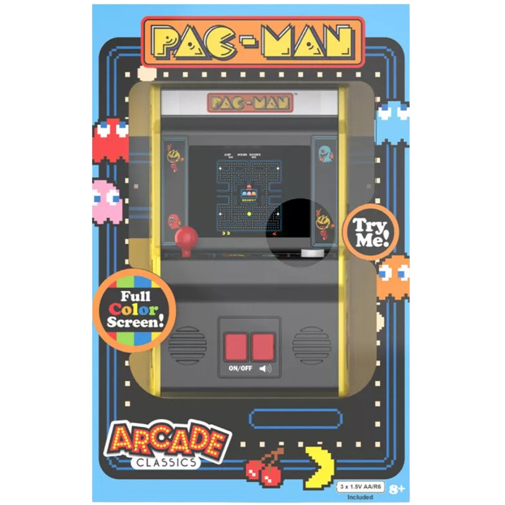 Basic Fun Arcade Classics Pac-Man Handheld Electronic Arcade Game Image 3