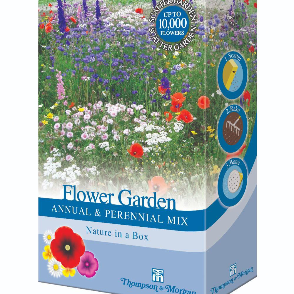 Thompson and Morgan Scatter Flower Garden Annual and Perennial Mix 2 Pack Image 2
