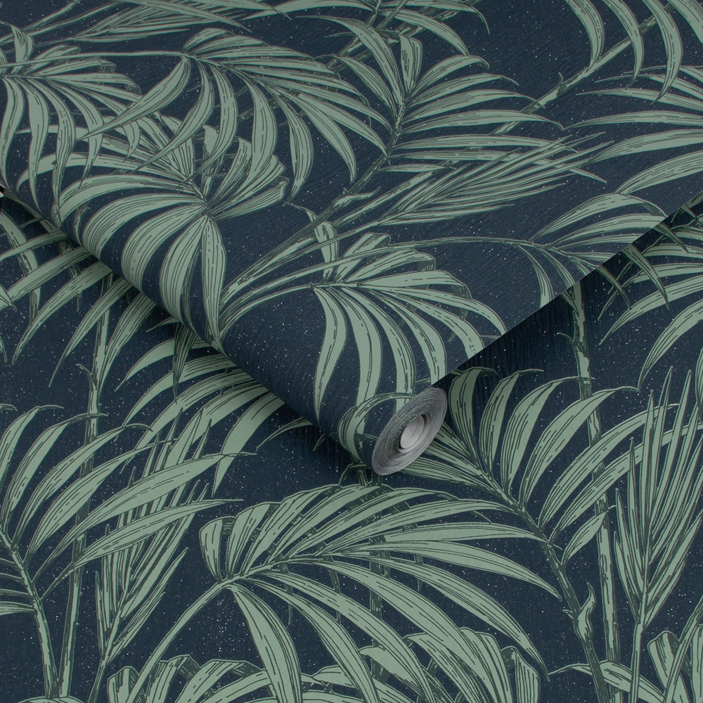 Julien MacDonald Honolulu Navy Wallpaper Image 2