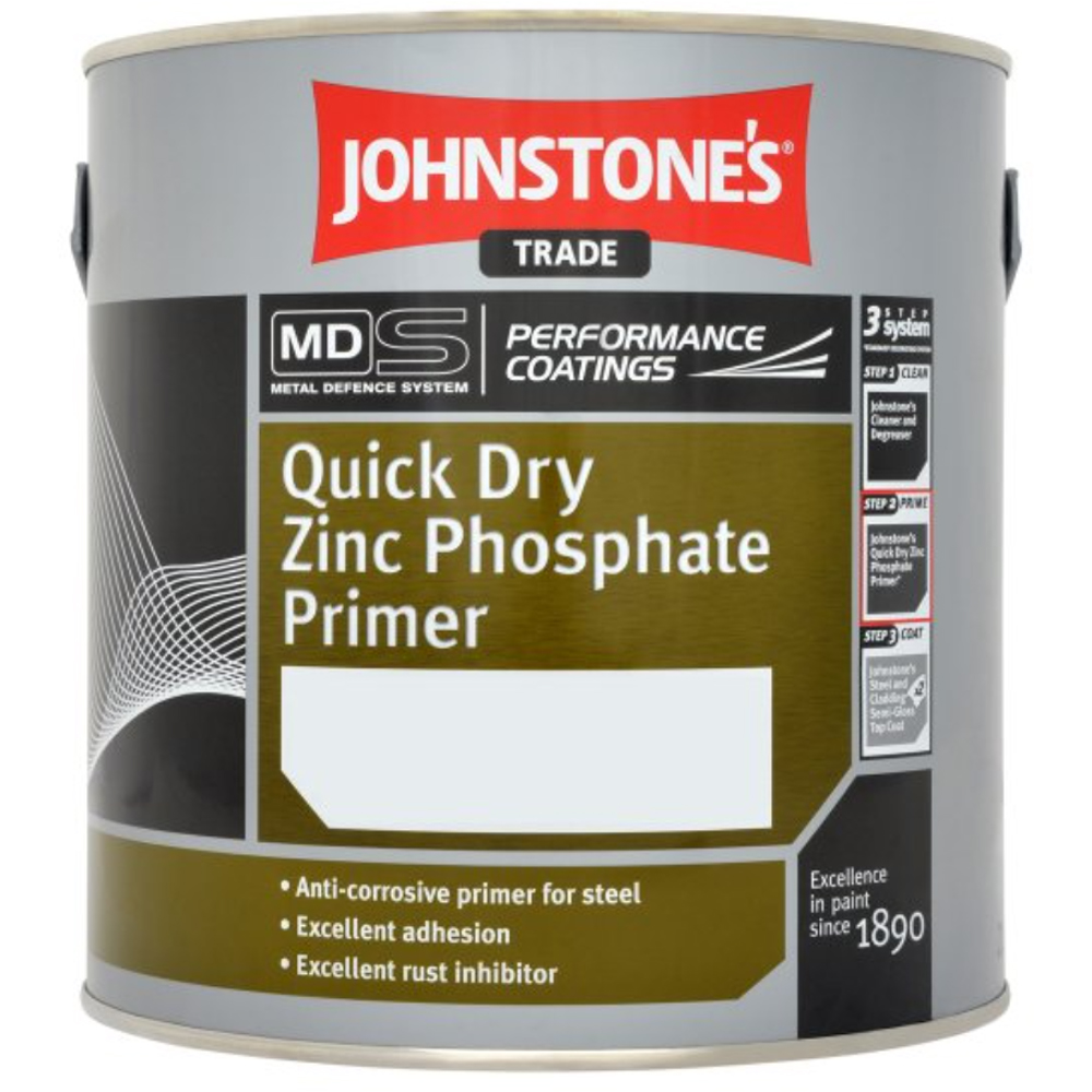 Johnstone's Trade Quick Dry Zinc Phosphate Primer 2.5L Image