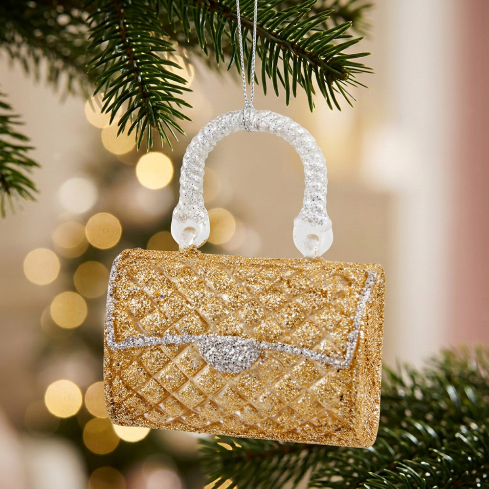 Hanging Glitter Handbag Image 2