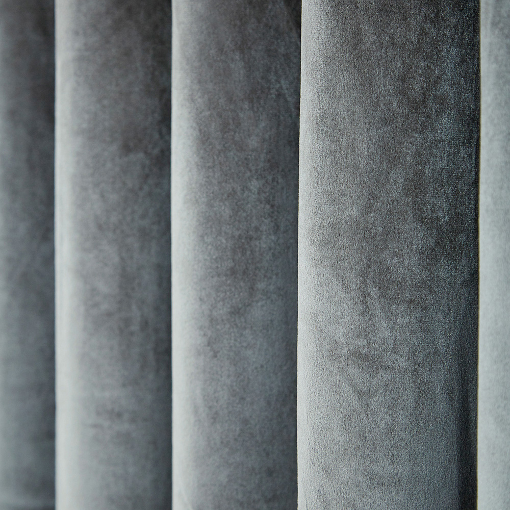 Helena Springfield Escala Lined Steel Curtains 168 x 229cm Image 2
