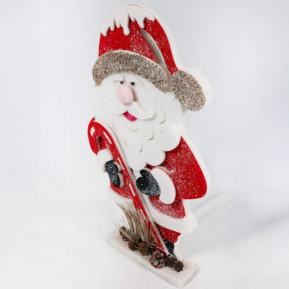 Shatchi Red Santa Tabletop Figures Image 3