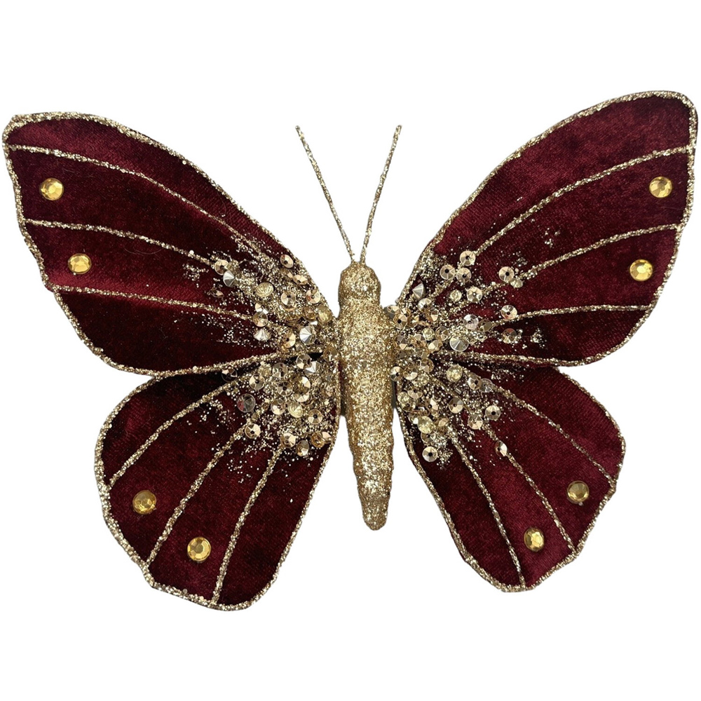 Embellished Butterfly Clip Image 4