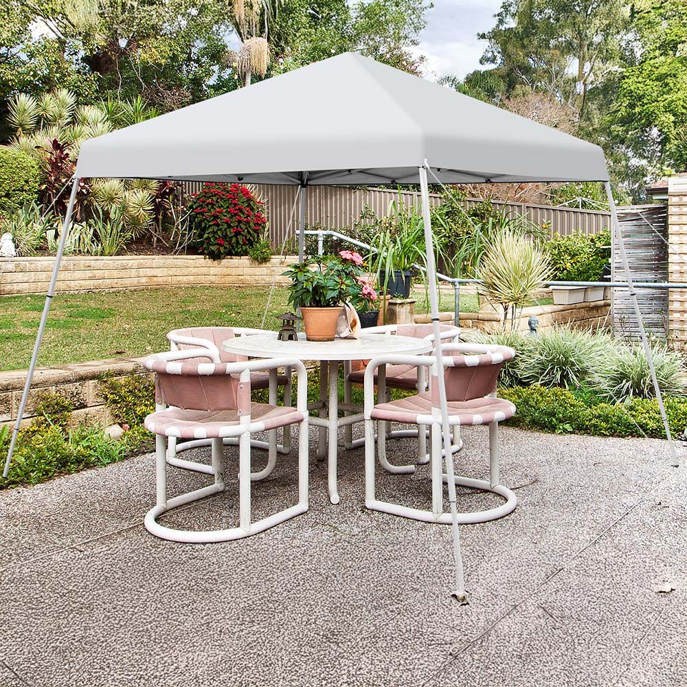 Costway 3 x 3m White Pop Up Gazebo Image 1