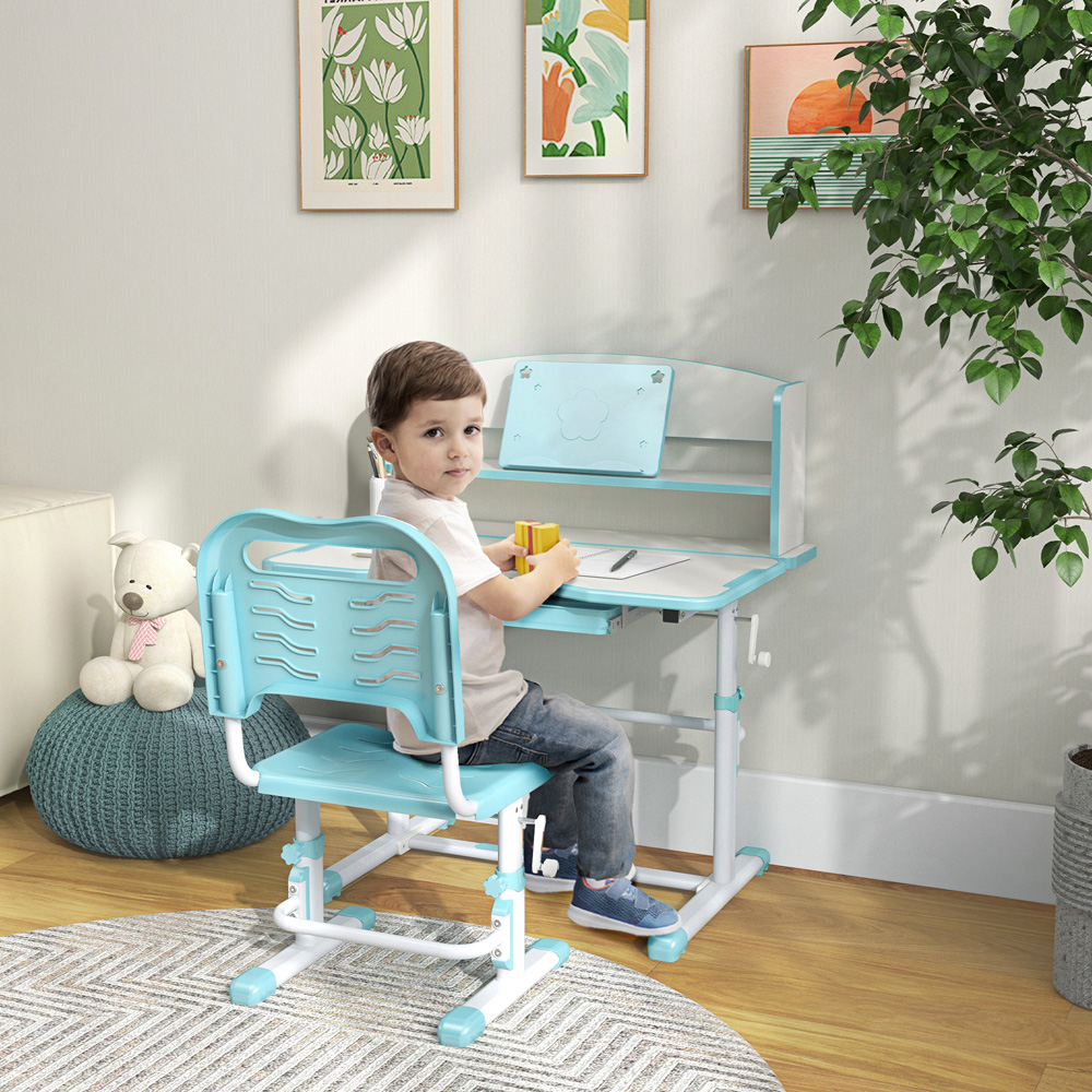 Tommy Toys Grey Kids Desk and Chair Set Image 5
