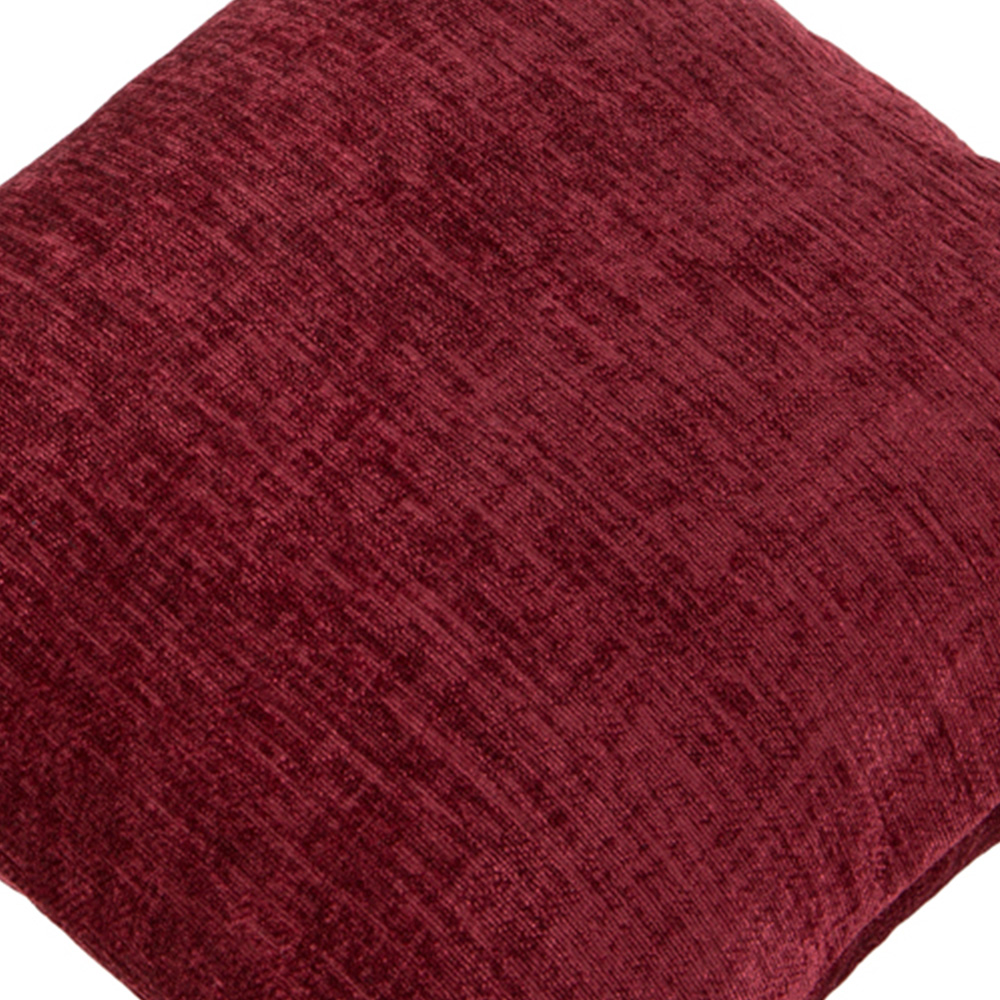 Kaikoo Maroon Chenille Cushion Image 3