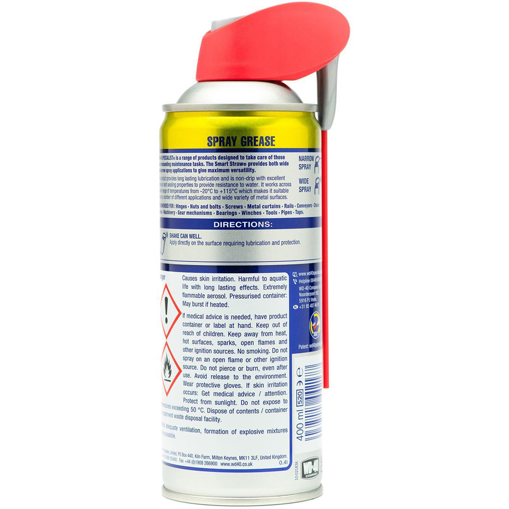 WD-40 Specialist High Performance Lubrication Grease Spray 400ml Image 7