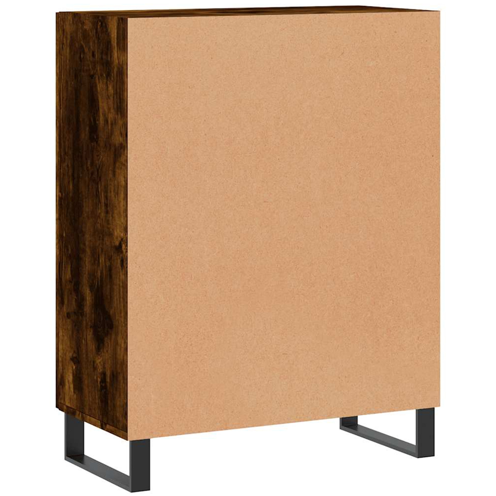 vidaXL 2 Door Smoked Oak Sideboard Image 8