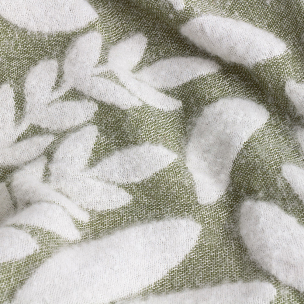 Wylder Nature Hazel Olive Woven Reversible Throw 130 x 180cm Image 5