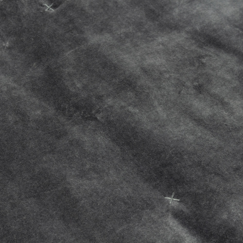 Yard Jaye Slate Cotton Velvet Filled Bedspread 140 x 220cm Image 4