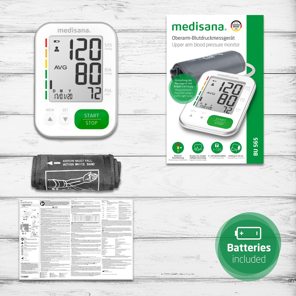 Medisana BU 565 White Blood Pressure Monitor Image 5