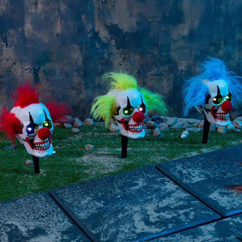 Clown Head Stake Light Image 2