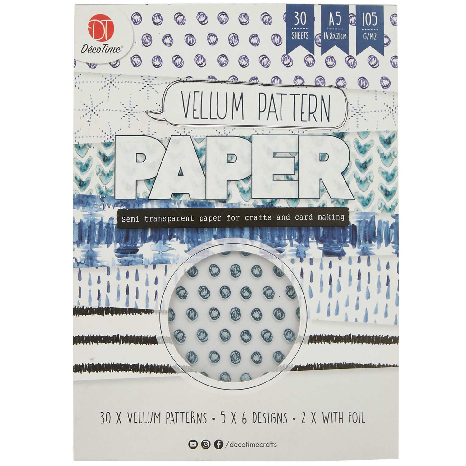 Assorted Vellum Paper Pads Image 1