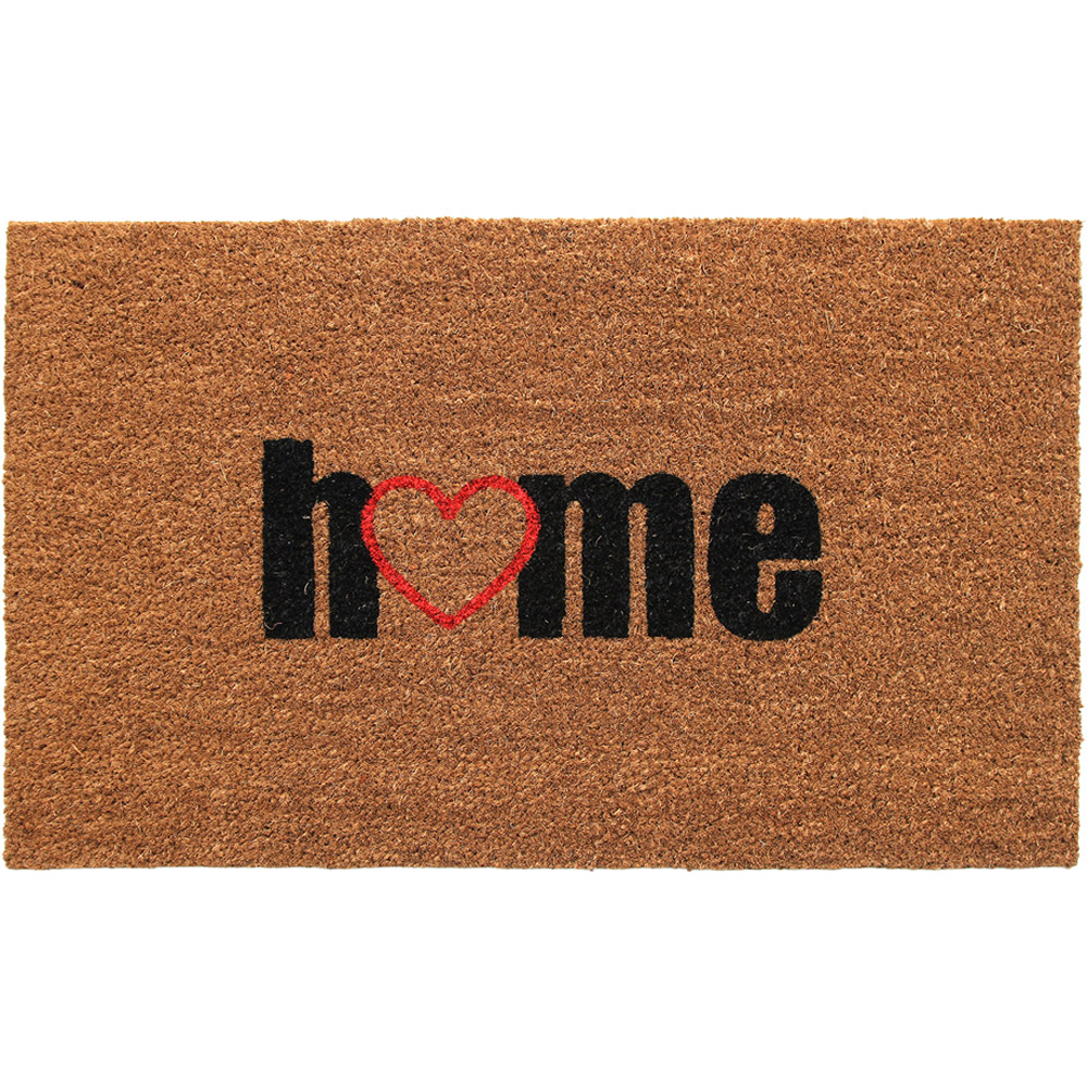 Coco & Coir Love Home Coir Door Mat 45 x 75cm Image 1