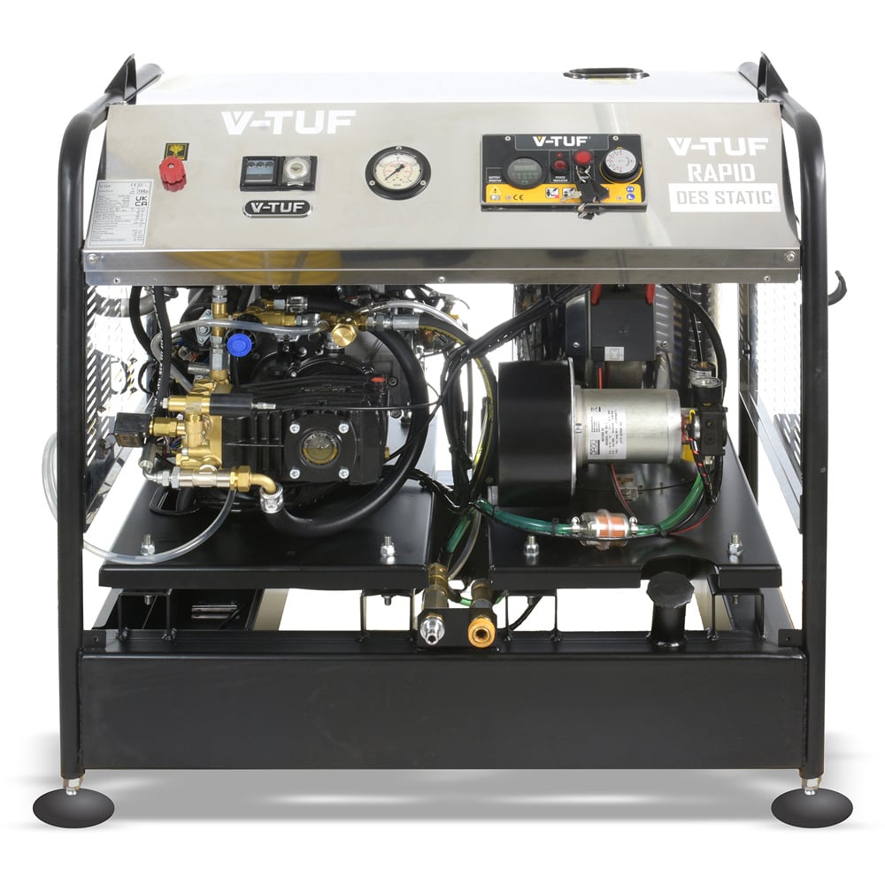 V-TUF RAPID 21HP Kohler Diesel Engine Static Hot Water Washer 200Bar Image 2