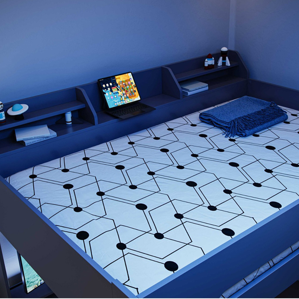 Flair Skyhigh Small Double Anthracite Gaming High Sleeper Bed Image 4