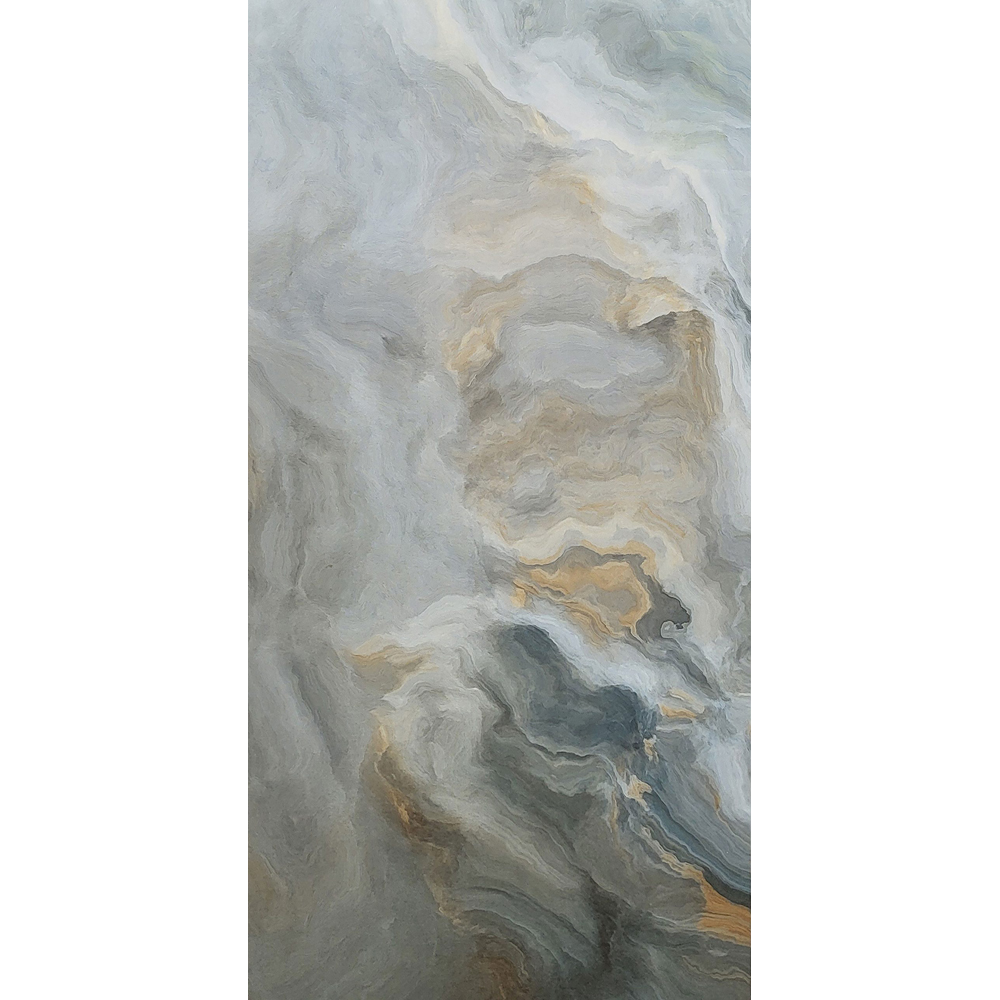 Top Ceramics Grey Marble Effect High Gloss Porcelain Wall Tile 1200 x 600mm Image 3