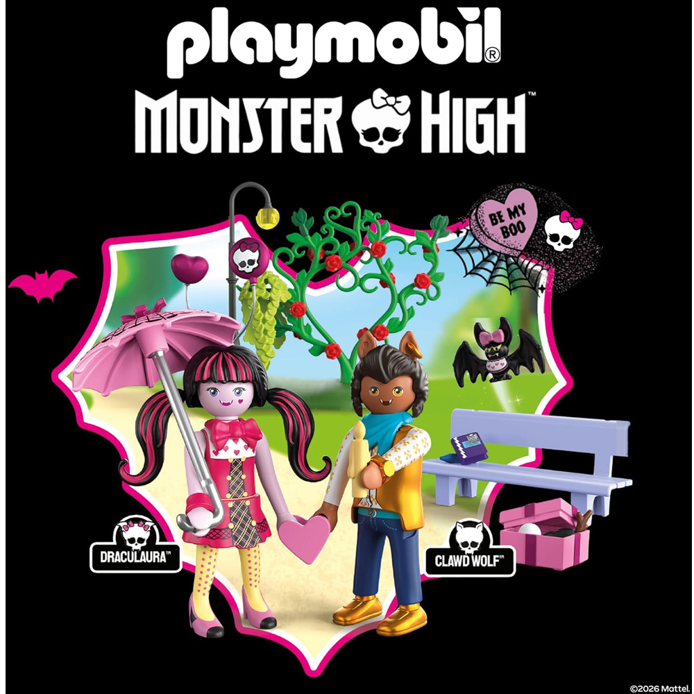 Playmobil X Monster High Valentines Date Playset Image 6