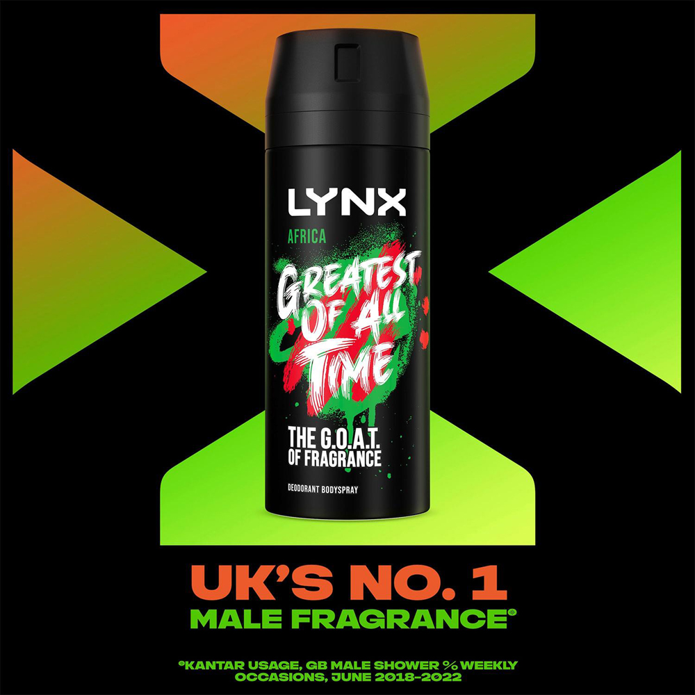 Lynx Africa Mandarin and Sandalwood 48H Protection Deodorant Body Spray 150ml 24 Pack Image 5