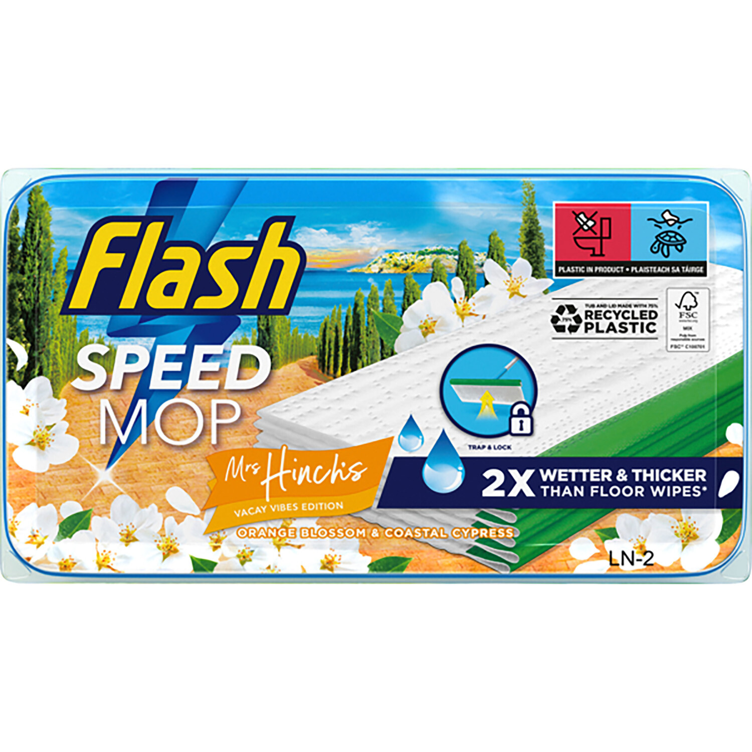 Flash Speedmop Refill Pads - Orange Blossom and Coastal Cypress / 24 Image