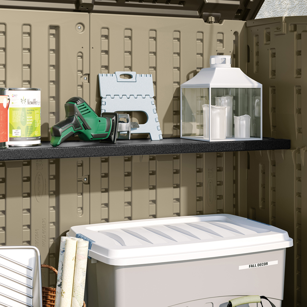 Suncast Shelf Kit for Aston Large Storage Cabinet and Stow-Away Store Image 8