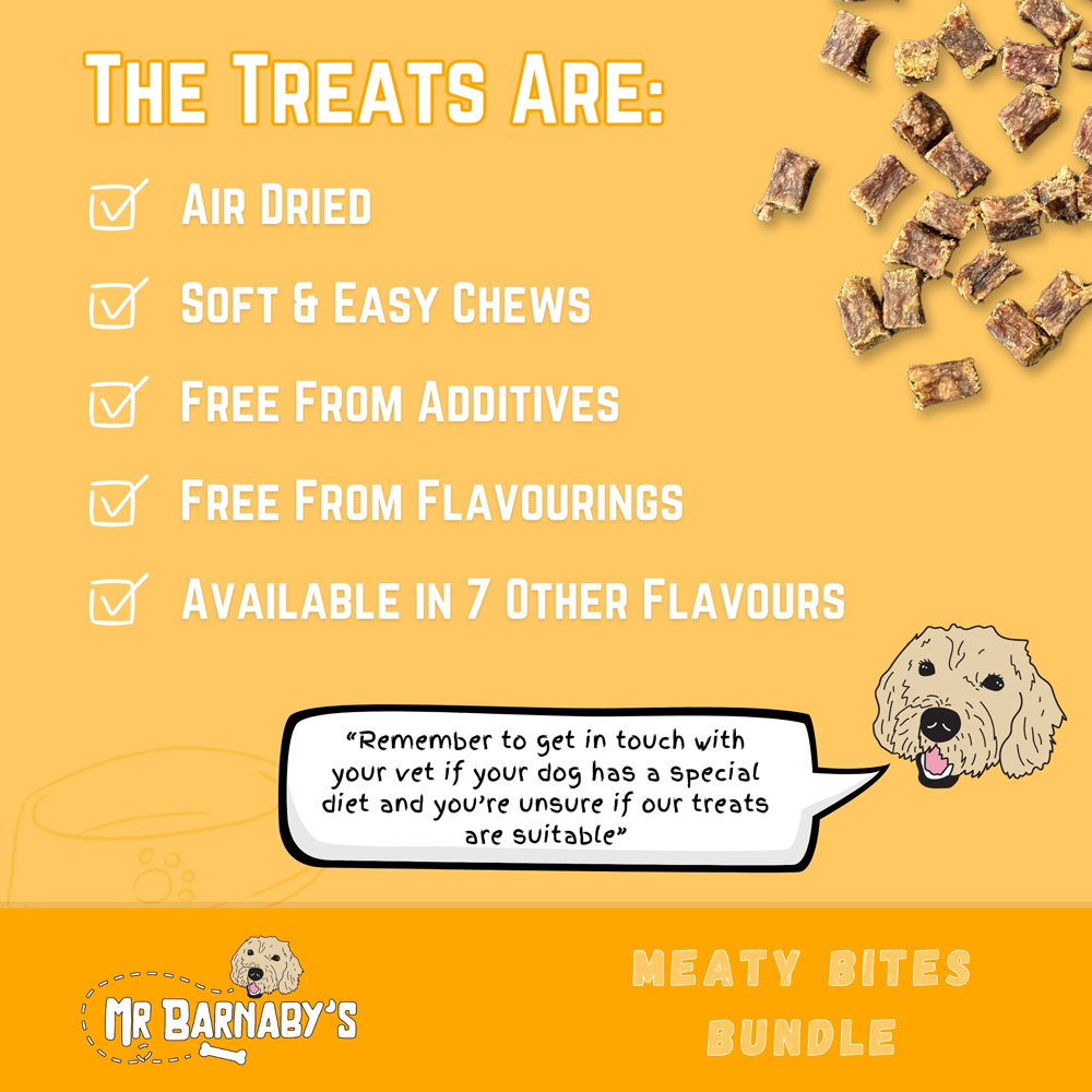 Mr Barnaby's Meaty Bites Dog Treats Bundle 5 Pack Image 6