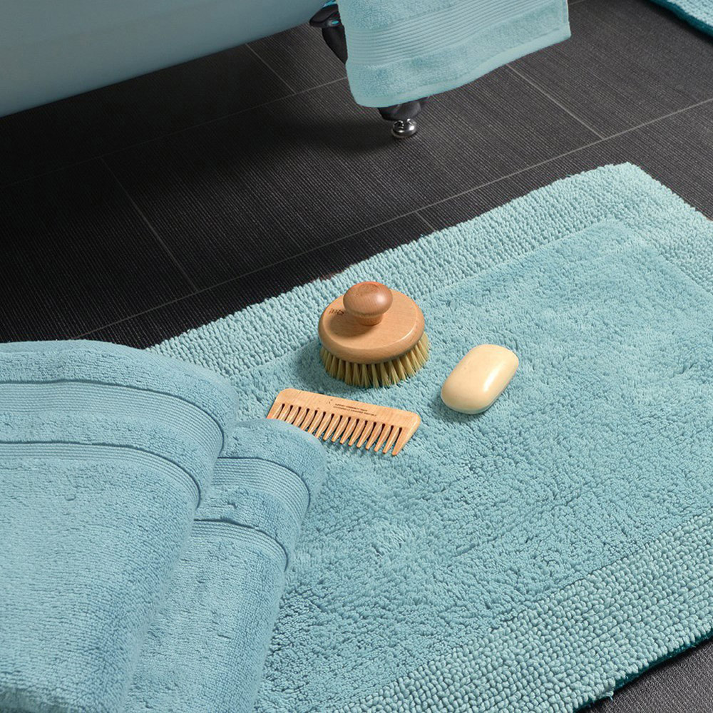 Allure Bath Fashions Luxury Zero Twist Egyptian Cotton Duckegg Bath Sheet Image 2