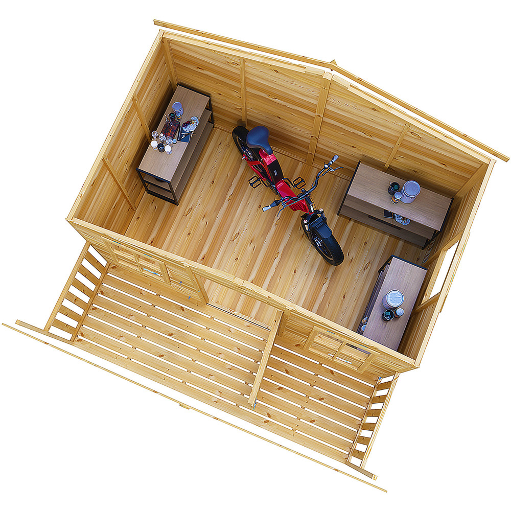 Shire Rothesay 10 x 9ft Shiplap Apex Garden Shed Image 4