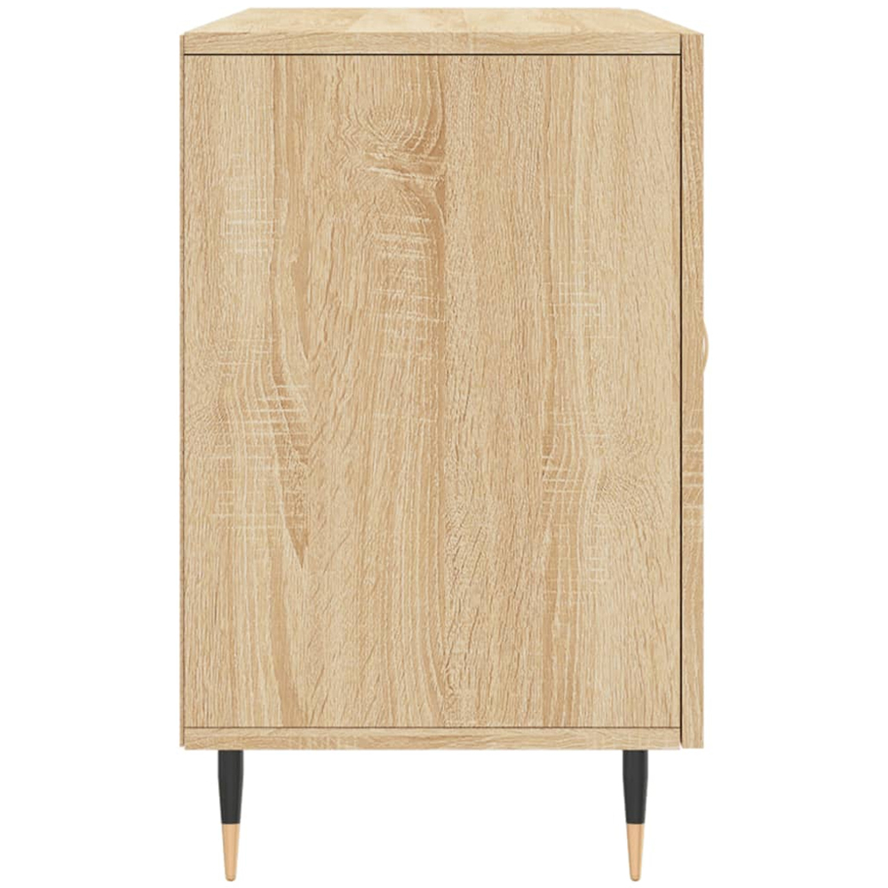 vidaXL 2 Door 2 Drawer Sonoma Oak Sideboard Image 7