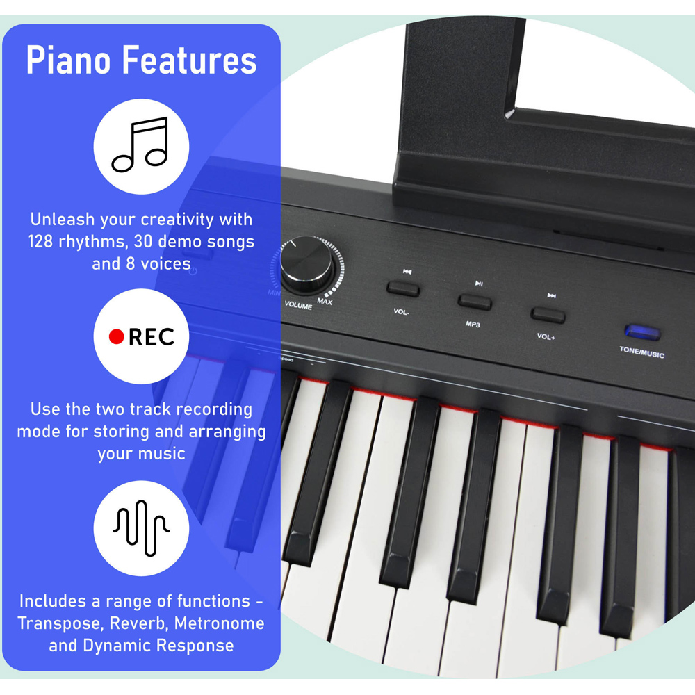 Axus AXD55 88 Note Digital Stage Piano Package Image 5