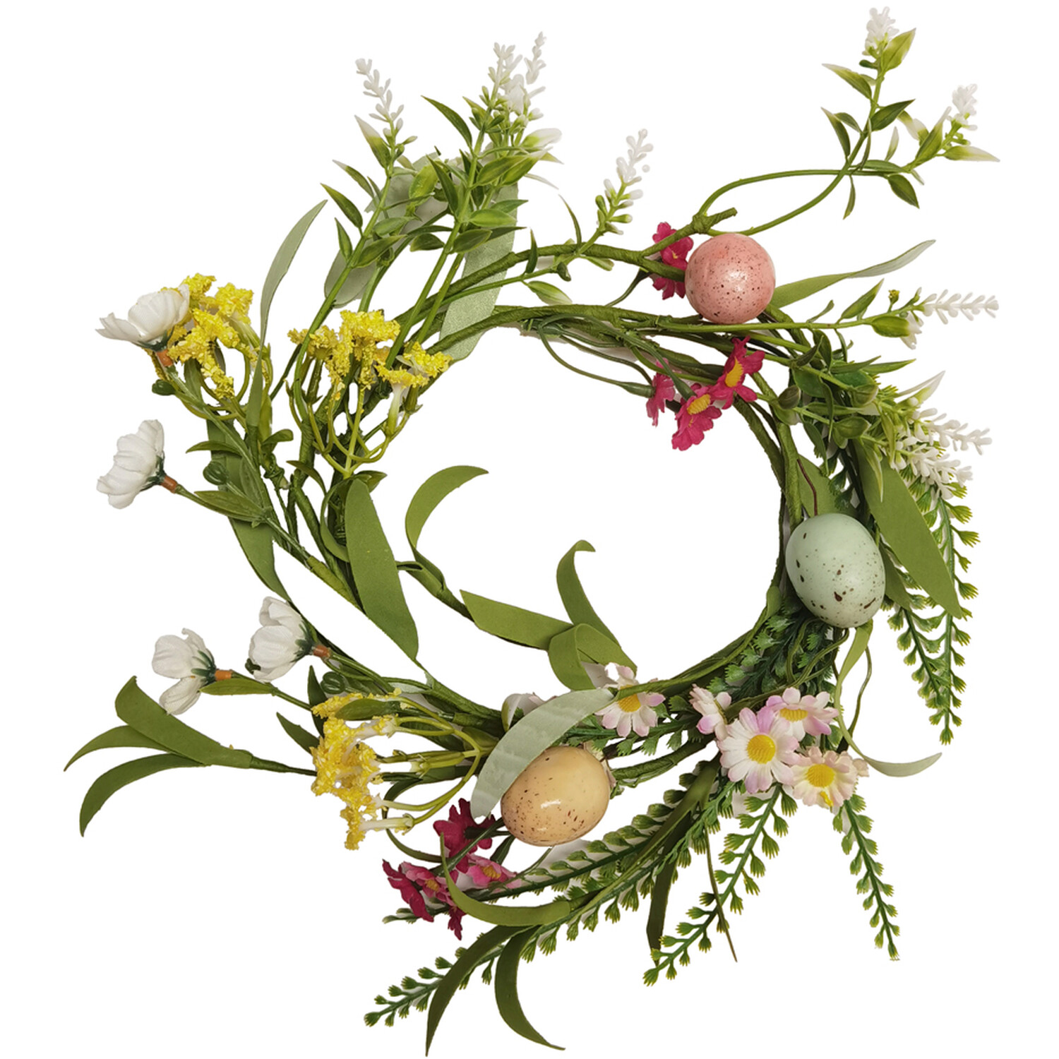 Easter Floral Egg Garland Image