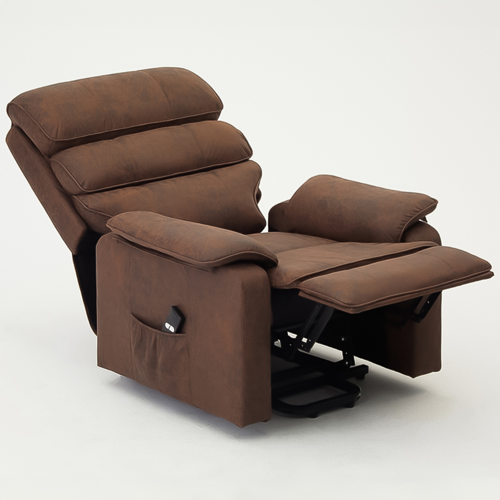 Home Detail Blair Brown Electric Recliner Chair Image 4