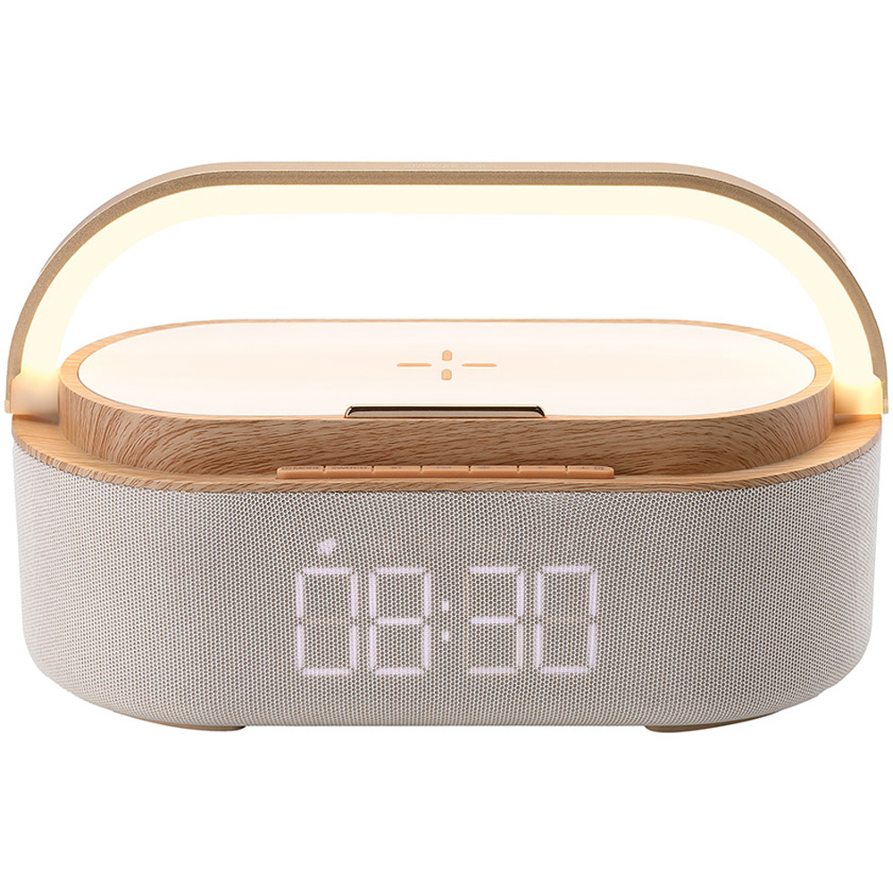 Red5 T309 Wireless Charging Alarm Clock Speaker 10W Image 1