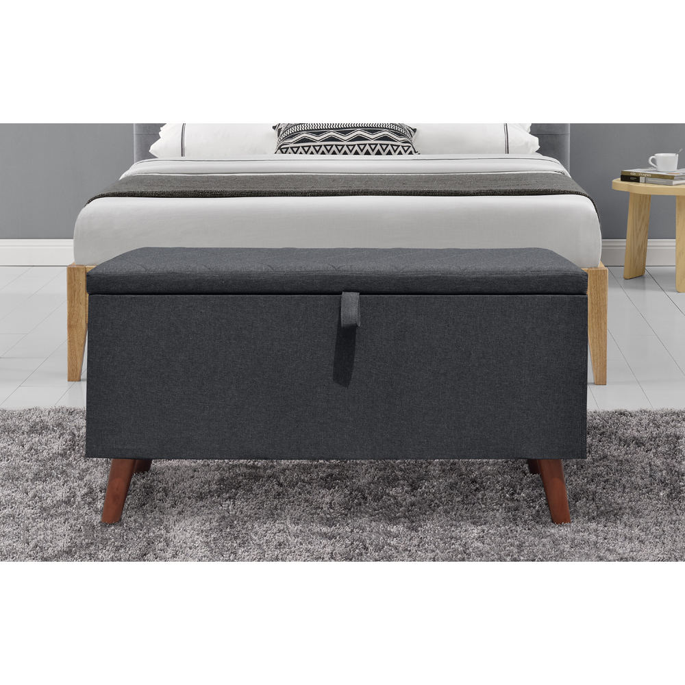 Brooklyn Grey Linen 4 Piece Bedroom Furniture Set Image 4
