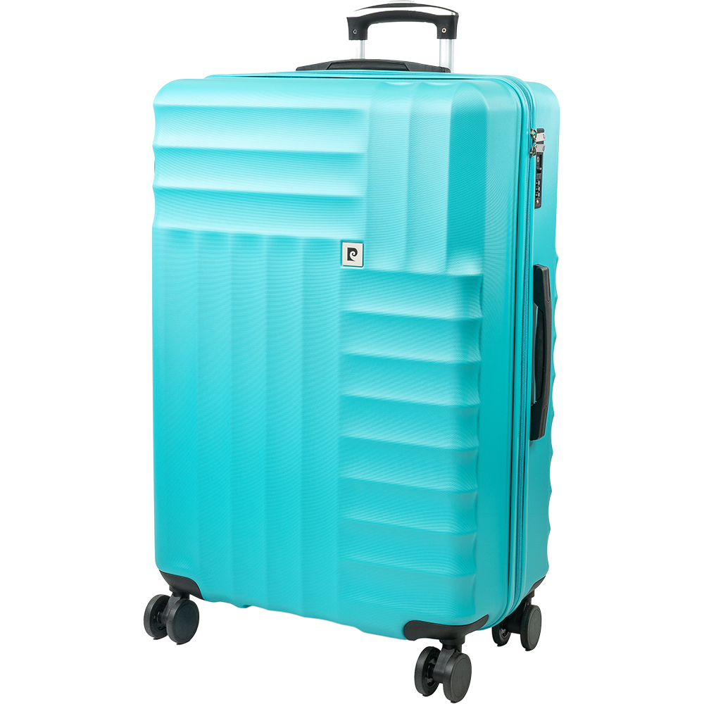 Pierre Cardin Large Blue Trolley Suitcase Image 1