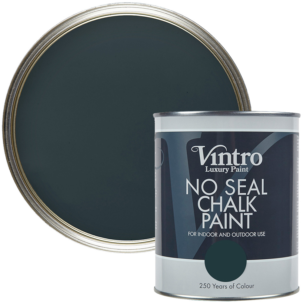 Vintro Paint Lowry Grey No Seal Chalk Paint 1L Image 1