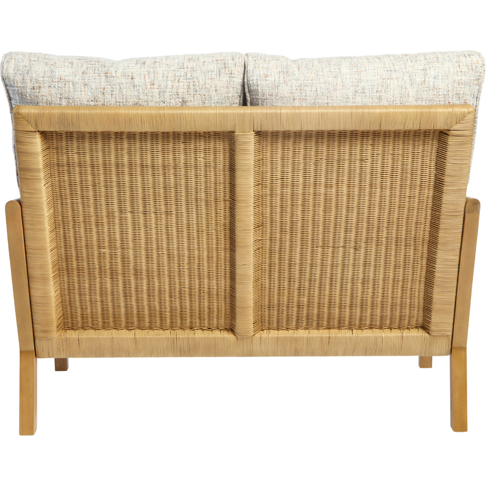 Desser Dubai 2 Seater Light Oak Natural Rattan Farrow Sofa Image 4