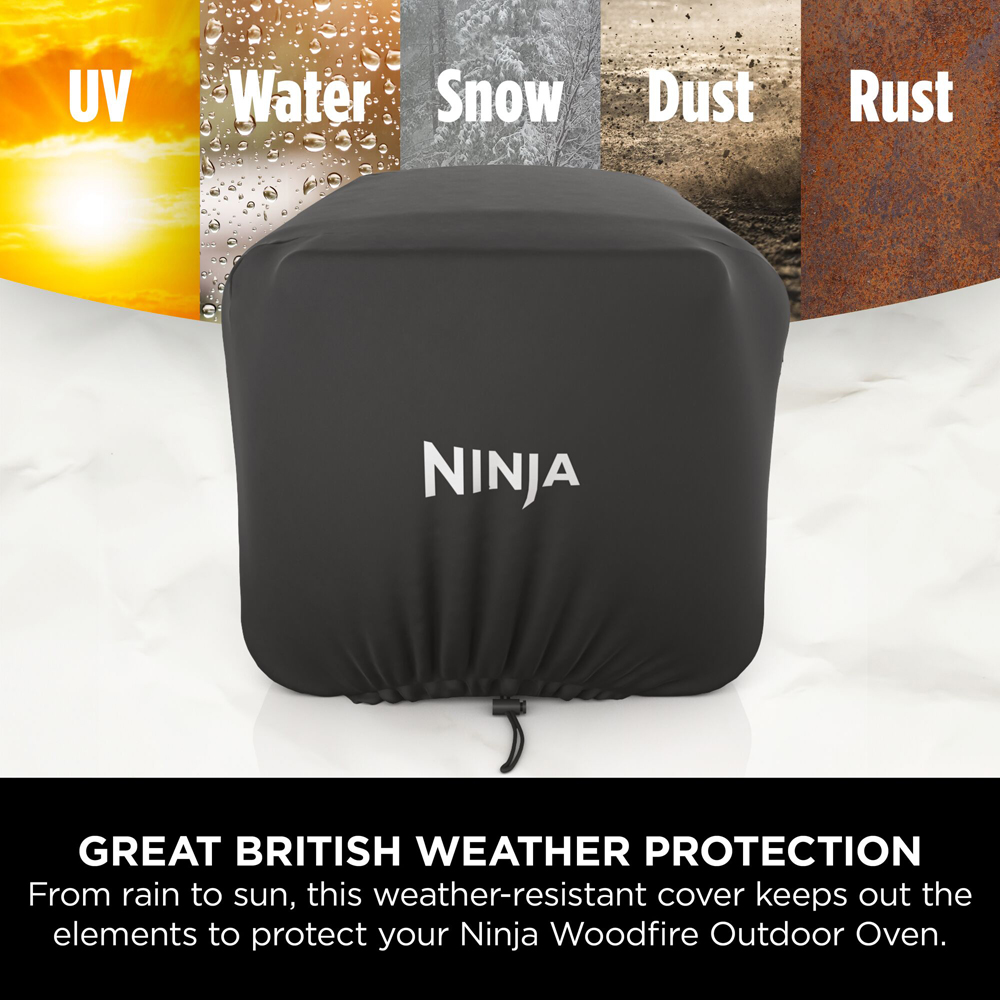 Ninja Woodfire Black Waterproof Outdoor Oven Cover Image 7