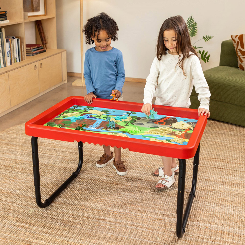 Toyrific Sea and Dino Indoor Outdoor Plastic Play Tray Table Image 2