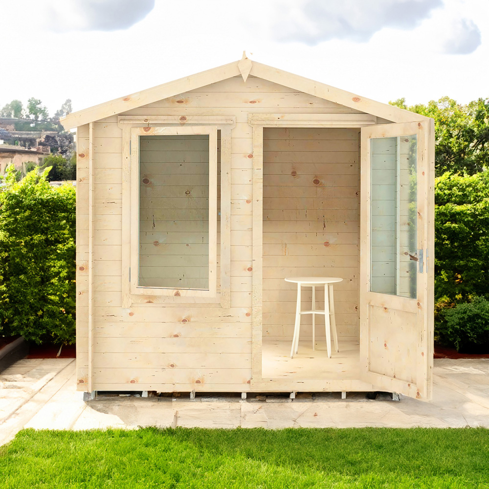 Shire Peckover 8 x 8ft Pressure Treated Log Cabin Image 7