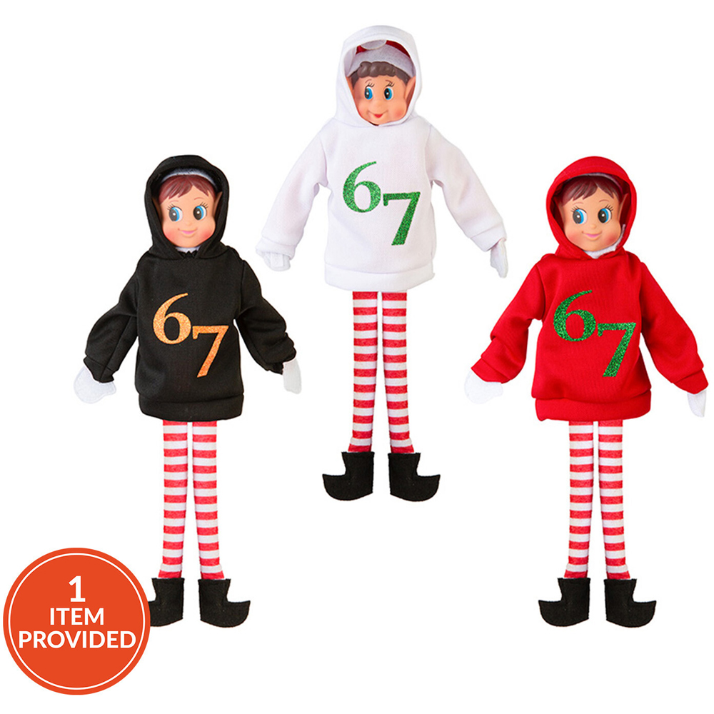 Elf Christmas Hoodie Outfit Image 1